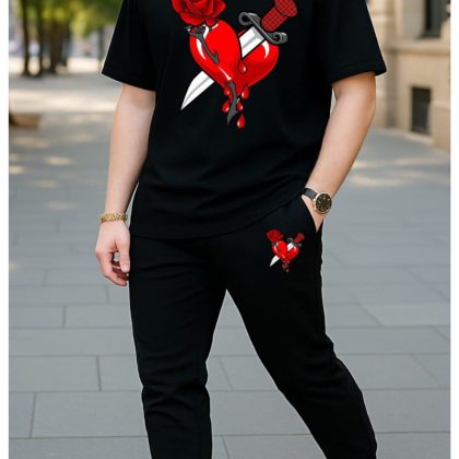 Export Quality 100% Cotton T-Shirt & Trouser Combo Set
