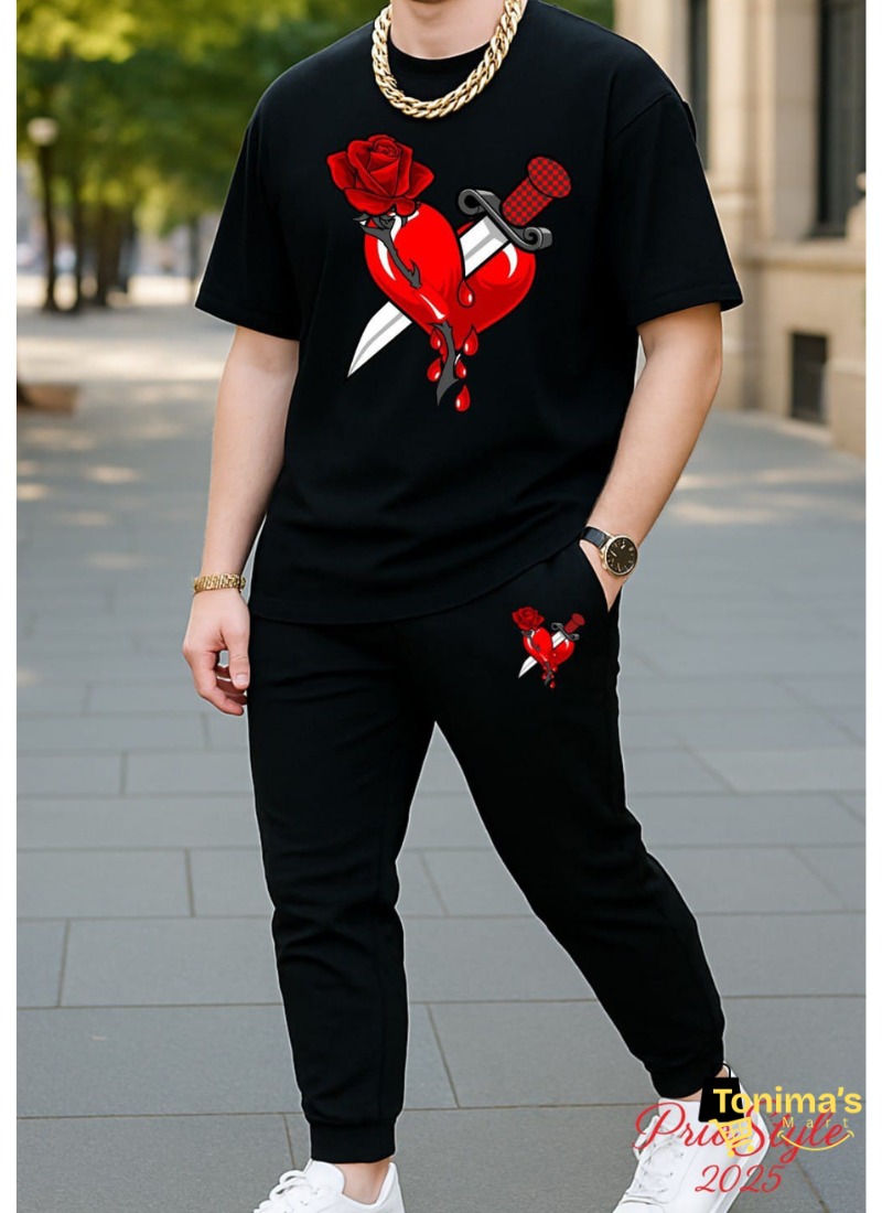 Export Quality 100% Cotton T-Shirt & Trouser Combo Set