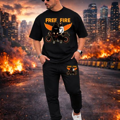 Export Quality 100% Cotton T-Shirt & Trouser Combo Set