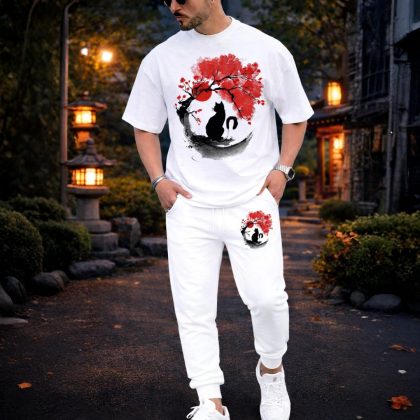 Export Quality 100% Cotton T-Shirt & Trouser Combo Set