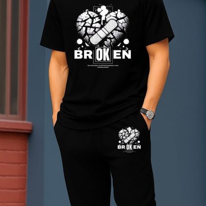 Export Quality 100% Cotton T-Shirt & Trouser Combo Set