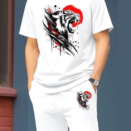 Export Quality 100% Cotton T-Shirt & Trouser Combo Set
