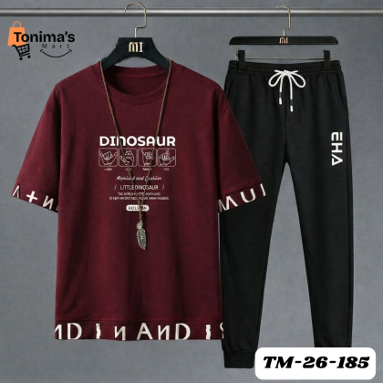 Mash T-Shirt & Full Pant Set for Men