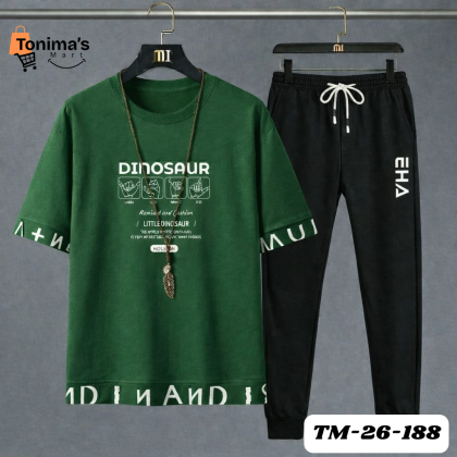 Mash T-Shirt & Full Pant Set for Men