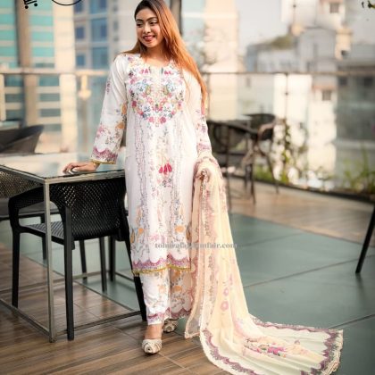 Digital Printed Three Piece